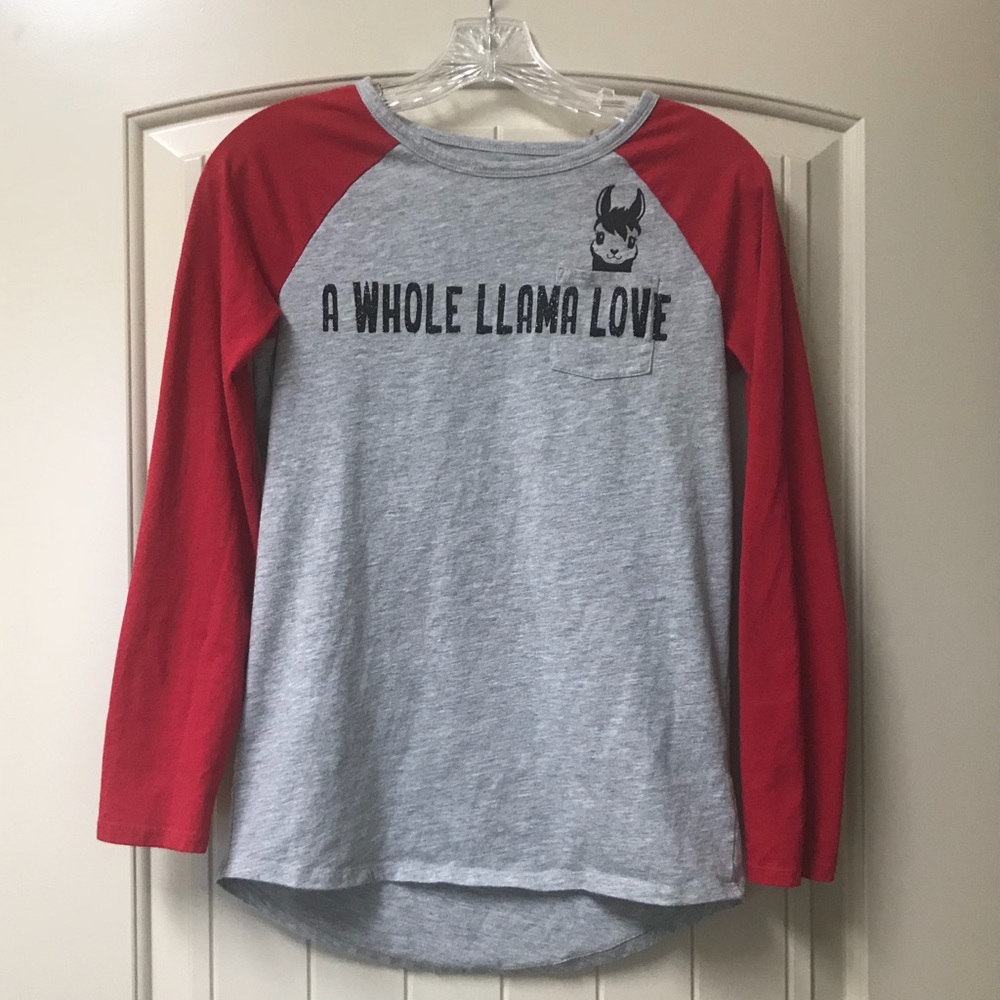 Girls Llama shirt from Justice Size 16